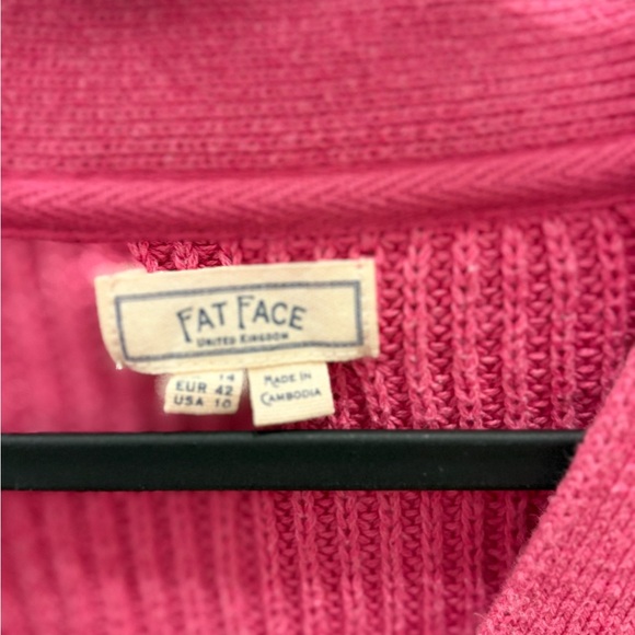 Fat Face Women's Pink Cardigan Sweater - Picture 2 of 6